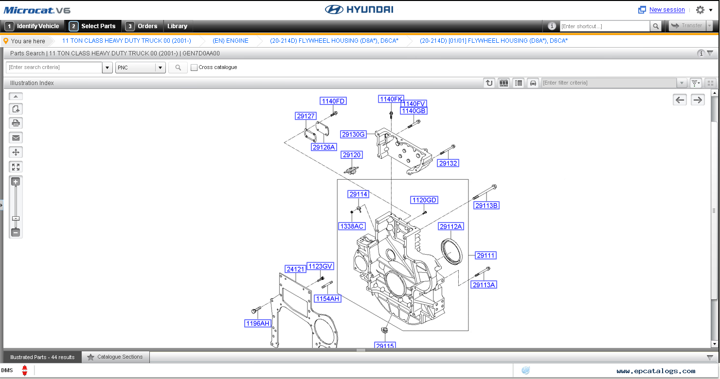 hyundai construction parts online catalog